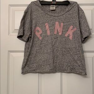 Pink crop top